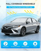 8pcs Thicken Full Car Window Shades for Toyota Corolla Cross 2020-now，Accessories, Reflective Windshield Sunshade Window Covers for Side Rear,UV Block and Blackout Privacy for Camping