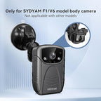 Car Suction Cup Holder for Body Camera Modal V6/F1, Dash Cam Holder for Cars 360° Adjustable, Adhere Tightly to the Windshield (V6/F1)