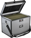 File Storage Cabinet File Organizer Document Organizer File Box in Office and Home with Combination Lock with 20 Letter Size 