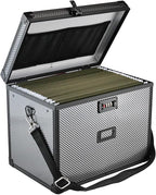 File Storage Cabinet File Organizer Document Organizer File Box in Office and Home with Combination Lock with 20 Letter Size 