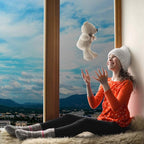 Volcanics One Way Window Privacy Film with Installation Tools, Sun Blocking Window Tinting Film for Home Heat Control Mirror Tint Film Static Cling 23.6 x 78 Inches, Silver
