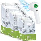 Vacuum Storage Bag with Rechargeable Cordless Pump, 15 Pack Vacuum Seal Space Saver Bags for Clothing Clothes Travel Home
