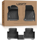 LASFIT Floor Mats for Porsche Cayenne 2019-2026 All Weather Floor Liner TPE Custom Fit 1st & 2nd Row Rubber Car Mats for Porsche Cayenne Automotive Accessories, Black, Easy to Clean