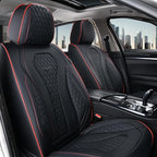 Coverado Car Seat Covers Full Set, Black Seat Covers, Waterproof Car Seat Cover, Car Seat Cushion, Car Seat Covers Front Seat