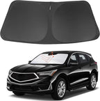 Front Windshield Sun Shade Foldable Car Front Window Sun Shade Windshield Shade Custom Fit for 2019-2025 2026 Acura RDX Block UV Rays Car Accessories Heat Keep Cooler