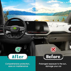 FIILINES Dash Cover Fit for 2024-2025 2026 Chevrolet Chevy Silverado EV Accessories Dashboard Mat for Silverado Accessories D