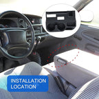 DICMIC Center Console Armrest Add-on Cup Holder for 1999-2001 Dodge Ram 1500 2500 3500 Replace# SS281AZAA