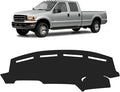FIILINES Dash Cover for 1999-2004 Ford F-250 F250 F-350 F350 F-450 F450, Dashboard Mat Accessories Dash Cover Sunshade Nonsli
