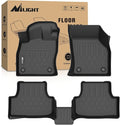 Nilight TPE Floor Mats for Volkswagen VW Golf Alltrack Golf GTI Golf R Golf Sportwagen MK7 2015 2016 2017 2018 2019 2020 2021, All Weather Custom Fit Heavy Duty Floor Liners