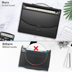 Accordion File Organizer with Handle,13 Pockets Expanding File Folder for Paper/Document/Bill,Portable Filing Box,Visible Win