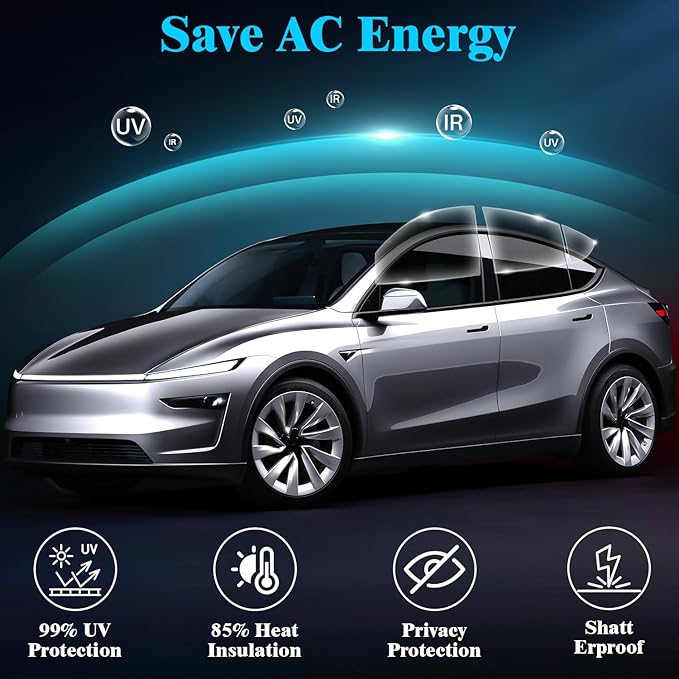Car Window Tint Film 20% VLT - 20Inch x 20Ft Roll | UV & Heat Blocking Automotive Window Film | Privacy, Glare Reduction, Scratch Resistant, Easy DIY Install