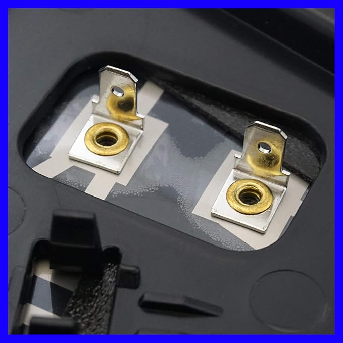 TRQ Passenger Side Mirror Glass Heated Compatible with 2008-2017 Toyota Sequoia SR5 2007-2011 Tundra SR5 2014-2016 Tundra SR 