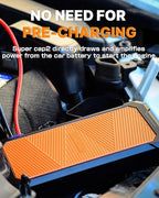 Autowit Super Capacitor Jump Starter, 12V Batteryless Portable Jump Box, Jumper Cables for 8.0 Gas&4.0 Diesel Car, Portable