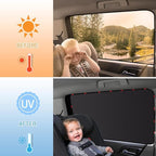 ZATOOTO Car Window Shade for Baby Car Privacy Shades Full Blackout Car Window Covers for Back Window Magnetic Side Window Shade Universal Cool Down Your Car Great for Traveling, Camping Privacy