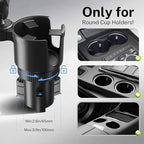 OHLPRO Cup Holder Tablet Mount for Car, iPad Car Mount with Heavy Duty Aluminum Arm, Adjustable Tablet Holder for 5–13” Devices, Cup Holder Expander Fits 2.6”–3.9” Vehicles - 6 inch Arm