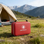 First Aid Kit - Smart Compartments Medical Kit, 2 Pack Large Capacity for Various Emergency Supplies, EVA Emergency Kit for H