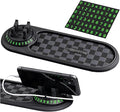 Multi-Functional Support Anti-Slip Pad, 360° Rotatable Car Anti Slip Mat Phone Holder with Temporary Parking Number, Auto Das