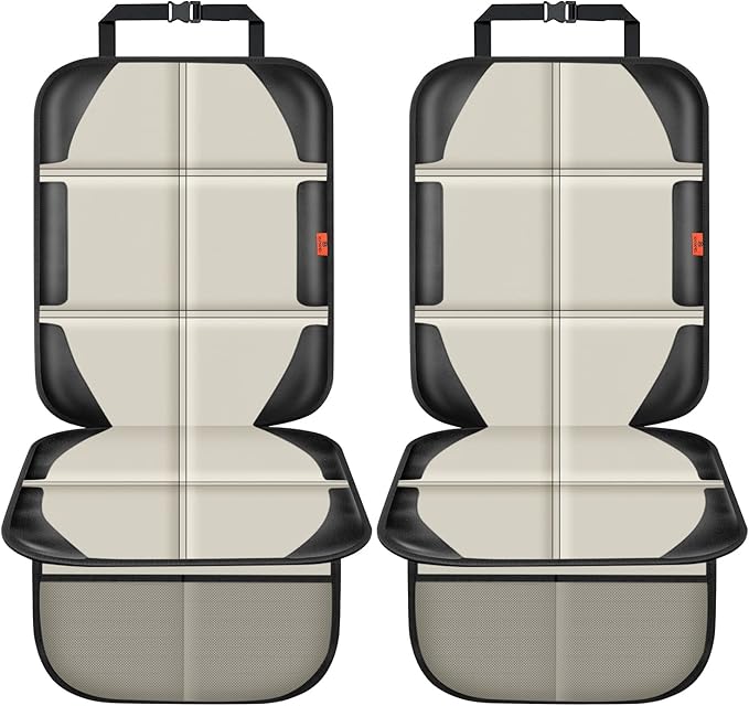 Car Seat Protector,2 Pack Car Seat Protectors Baby Carseat Waterproof Durable 600D Fabric for Child Baby Car Seat Mat Vehicle