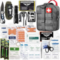 EVERLIT 250 Pieces Survival First Aid Kit IFAK EMT Molle Pouch Survival Kit Outdoor Gear Emergency Kits Trauma Bag for Campin