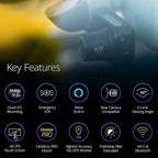 Nextbase 422GW Dash Cam and 32GB Micro SD Memory Card Bundle- 1440p HD Recording in Car Camera - Wi-fi GPS Bluetooth Alexa En