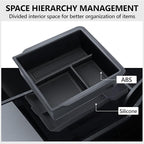 3 Piece Center Console Organizer Tray for Tesla Model 3 Highland 2024 2025 Model Y Juniper 2025 Armrest Storage Box Tesla Interior Accessories