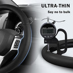 Steering Wheel Cover for Ram 1500, Car Steering Wheel Cover for Dodge Ram 1500 (2012-2018) 1500 Classic(2019-2023) 2500(2012-2018) 3500(2012-2018) 5500(2012-2018), Black