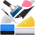 EHDIS Vinyl Wrap Tool Window Tint Kit 7 Pieces Vehicle Tinting Tools Car Glass Protective Film Wrapping Installation Set Included Vinyl Scraper, Window Rubber Squeegee,Cutting Knife with Blades