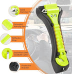 8PCS Car Window Breaker, Fluorescent Green Window Breaker Seatbelt Cutter, Car Safety Hammer with One Second Emergency Glass 