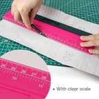NEWISHTOOL 11.8" Felt Squeegee for Vinyl, 29.8cm Big Size Ruler Squeegee for Wallpaper Smoothing, Sign Making, Car Vinyl Wraps, Window Tint Film Application, Graphic Decals Squeegee Tool - Pack of 3