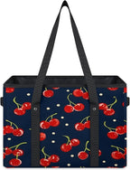 Reusable Grocery Bag Foldable Shopping Tote Bag with Handles Reusable Shopping Bags Large Kitchen Grocery Bags