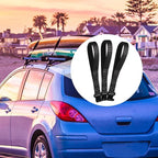 6pcs Rooftop Cargo Tie Down Hook Straps, Car Roof Cargo Carrier Door Hooks Car Door Hook Straps, Attaches to Car Door Frame, Car Door Cargo Hooks for Most Cars, Strapping Any Car Roof Luggage