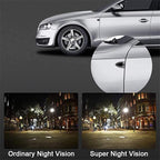 3T6B Side View Camera and 4.3” Monitor Kit, Car Door Tape Mounting Blind Spot Camera, Parking Assistance System with HD LCD S