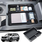 PIMCAR Center Console Organizer for 2023-2025 2026 Honda Pilot, 2024 2025 2026 Honda Passport/Ridgeline Upgrade Design Tray Accessories Interior Armrest Box Divider ABS Plastic Material-Black Trim