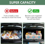 Mandala Reusable Grocery Bags Large Shopping Tote Bag with Reinforced Bottom Board, Water Resistant Foldable Storage Bags for