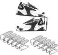 CiBiZi Shoe Slots Organizer 10Pack Metal Shoe Stackers for a Pair of Shoes Display Shelf Shoe Holder Shoe Storage Closet Orga