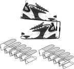 CiBiZi Shoe Slots Organizer 10Pack Metal Shoe Stackers for a Pair of Shoes Display Shelf Shoe Holder Shoe Storage Closet Orga