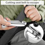 Glass Breaker, 3-in-1 Emergency Escape Tool with seat Belt Cutter and Glass Breaker, Safety Emergency Car Escape Tool for Car