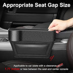 Car Seat Gap Filler Organizer, 2 Pack Multifunctional Auto Console Side Storage Box with Cup Holders 2 Seat Hooks for Drink, Car Organizer Front Seat for Holding Phone, Sunglasses