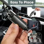 6 PCS Window Breaker Seatbelt Cutter Car Safety Hammer, 2-in-1 Glass Breaker and Seat Belt Cutter with Test Glass, Underwater