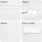 Drawer Organizer Clothes, 16 Pack Dresser Organizer Bins, Foldable Closet Organizers and Storage Fabric Dresser Bins, Shallow