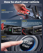 AIMAPOW Portable Car Battery Jump Starter 8000A 20000mAh Jump Box, Car Jumper Starter Portable Jumper Cables for car(AllL