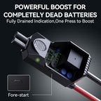 S ZEVZO ET05 Jump Starter 3000A Portable Car Jump Starter Battery Pack (7.2L Gas/ 5.5L Diesel), 51.8Wh 12V Jump Box with USB