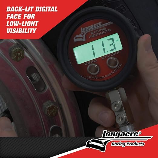 Longacre 52-53000 Pro Digital Tire Pressure Gauge 0-60 psi