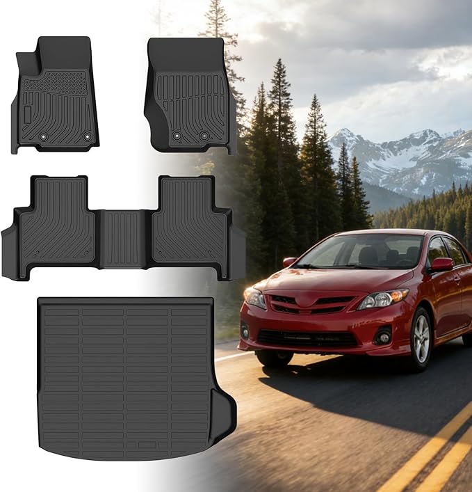 Floor Mats for Jeep Grand Cherokee WL74 2022 2023 2024 2025, 2025 Grand Cherokee Laredo/Overland/Limited/Trailhawk/Summit Reserve/Summit/Altitude Floor Mats, ONLY 5 Seat, NOT WK/L, TPE Non-Slip