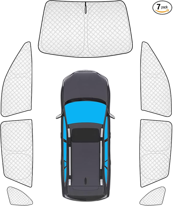 KMF Thicken Sun Shades for Subaru Outback 2020-2025 Accessories,Full Car Window Covers Sunshade for Windshield Side Rear, UV Block and Blackout Privacy for Camping Outdoor