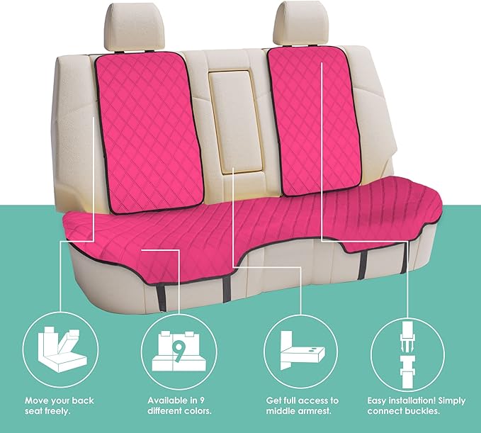 FH Group Car Seat Cover Cushion - Cars Trucks SUV, Neosupreme Car Seat Cushions, Waterproof Car Seat Cover Cushion, Universal