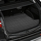 Floor Mats for Alfa Romeo Stelvio & Stelvio Quadrifoglio 2018-2025, Floor Mats for Stelvio Base Ti Veloce, 2 Row Floor Mats & Cargo Mat(with Subwoofer), TPE Anti-Slip Stelvio Mats Accessories