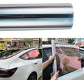 Sunset Orange Red Car Window Tint VLT 78% - Auto Tints for Side Windows Protection, Ceramic Window Tint, Blue Change to Red Window Film for Automotive 19.69" x 118.11"