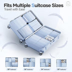 Veken 11 Set Compression Packing Cubes for Travel Essentials,Compressible Expandable Large Luggage Suitcase Organizer Bags fo