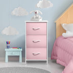 Sorbus Nightstand with 3 Drawers - Bedside Furniture & Accent End Table Chest for Home, Bedroom Accessories, Office, College 